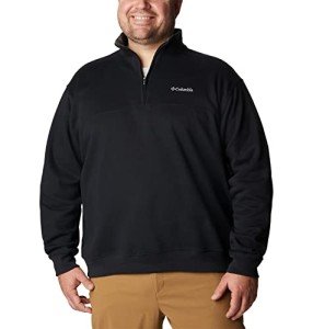 Columbia Men's Half Zip Active Jacket - Black, 3X