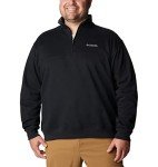 Columbia Men's Half Zip Active Jacket - Black, 3X