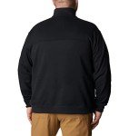 Columbia Men's Half Zip Active Jacket - Black, 3X