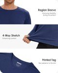 Men's UV Protection Long Sleeve Workout Shirt - Navy
