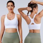 High Support Adjustable Racerback Sports Bras Set