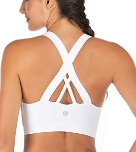 All In Motion Women's Padded Sports Bra, White