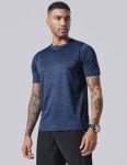 Men's 5-Pack Quick Dry Active Crew Neck Tees