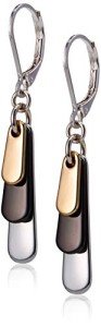 Tri-Tone Shaky Drop Earrings by Nine West