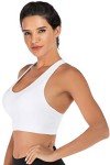 All In Motion Women's Padded Sports Bra, White