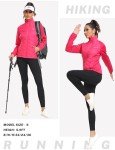 Women's Lightweight Insulated Running Jacket - Rose Red