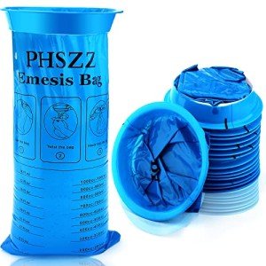 15 Pack Portable Leak-Resistant Vomit Bags