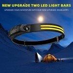 Bright Rechargeable LED Headlamp - 2 Pack