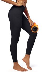 Fleece Lined High Waisted Leggings for Women