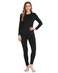 Women's Fleece-Lined Thermal Long Johns Set