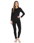 Women's Fleece-Lined Thermal Long Johns Set