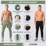 Born Tough Men’s Slim-Fit Workout Joggers