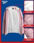 Reebok Women's Quilted Puffer Jacket - Mauve Pink