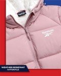 Reebok Women's Quilted Puffer Jacket - Mauve Pink