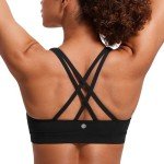 All In Motion Women's Padded Strappy Sports Bra