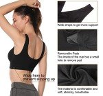 3 Pack Medium Support Wirefree Sports Bras for Women