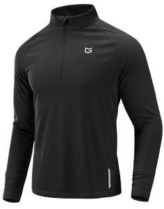 Men's Lightweight Quick-Dry Quarter Zip Running Shirt