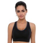 BAOMOSI Women's High Impact Seamless Sports Bra