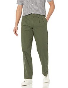 Olive Classic Fit Chino Pants for Men