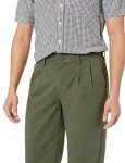 Olive Classic Fit Chino Pants for Men