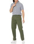 Olive Classic Fit Chino Pants for Men