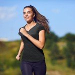 Women's V-Neck Activewear Short Sleeve T-Shirts