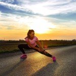 Women's V-Neck Activewear Short Sleeve T-Shirts