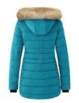 Wantdo Women's Teal Blue Insulated Puffer Coat