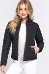 Women’s Lightweight Quilted Jacket with Pockets
