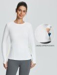 BALEAF Women's Fleece Lined Thermal Workout Top