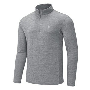 Men's Moisture-Wicking 1/4 Zip Running Shirt