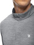 Men's Moisture-Wicking 1/4 Zip Running Shirt