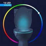 Motion Sensor LED Toilet Night Light (2 Pack)