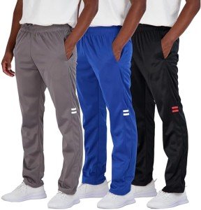 Men's 3-Pack Baggy Track Pants for Activewear