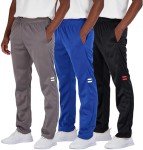 Men's 3-Pack Baggy Track Pants for Activewear
