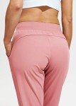 Libin Women's Tapered Joggers with Pockets - Mauve