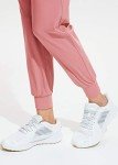 Libin Women's Tapered Joggers with Pockets - Mauve