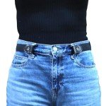Adjustable No-Buckle Thin Belt for Activewear