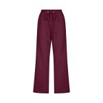 Women's High Waist Capri Pants with Drawstring