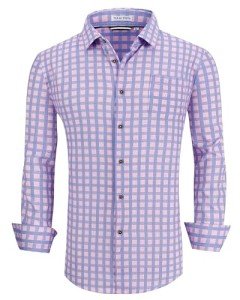 Men's Wrinkle-Free Stretch Button Down Shirt