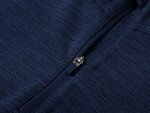 Men's Moisture-Wicking 1/4 Zip Running Shirt - Navy