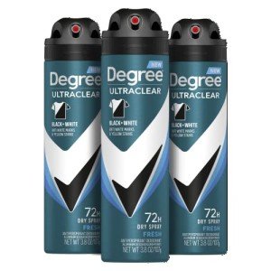 Degree Men Antiperspirant Spray, 3-Pack, Stain-Free