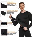 Men's Thermal Underwear Set - Fleece Lined 4 Pcs