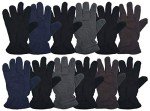 12 Pairs of Soft Winter Fleece Sports Gloves