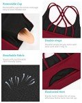 Strappy Back Plus Size Workout Sports Bra