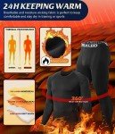Men's Thermal Underwear Set - Fleece Lined 4 Pcs
