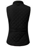 All in Motion Women's Lightweight Quilted Vest, Black