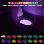 Color-Changing Toilet Night Lights with Motion Sensor