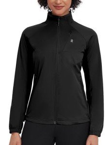 Women’s Lightweight Water-Repellent Running Jacket - Black