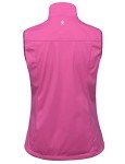 Women's Lightweight Windproof Softshell Vest - Rose